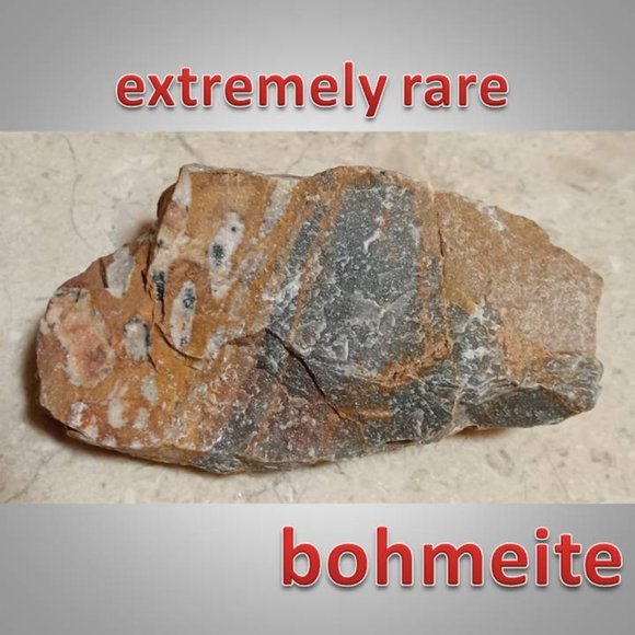 EXTREMELY RARE! Bohmeite raw stone / rock fossil crystal 03 - Picture 1 of 7